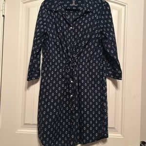Button up shirt dress